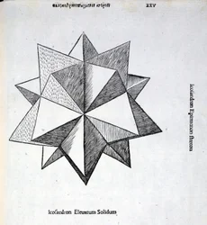 Icosaedron Elevatum Solidum, Illustration from 